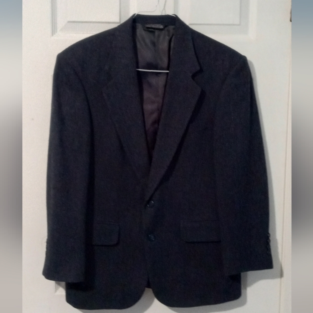Lands' End Men's Dark Gray Sport Coat